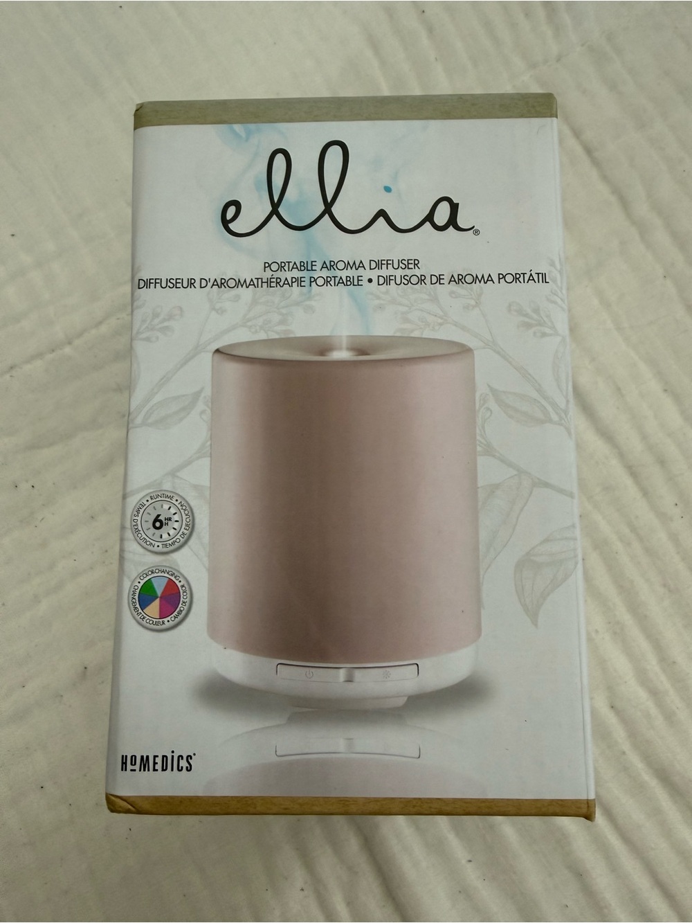 NIB Ellia Voyage Portable Aroma Diffuser by Homedics
